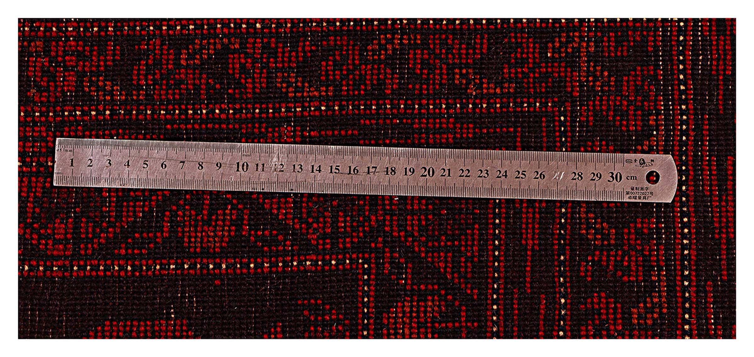 Afghan Khal Mohammadi Teppich 100x150 Handgeknüpft Braun Geometrisch Orient Kurzflor