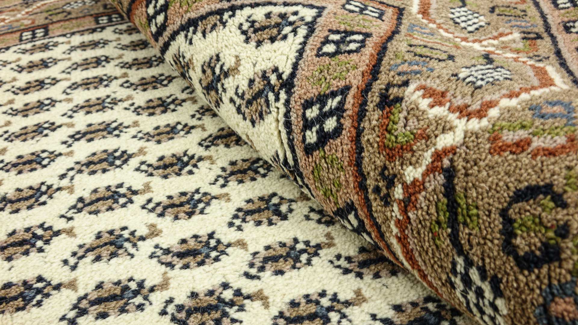 Mir Sarough Wohnzimmerteppiche 120x180 160x230 200x300 Rot Beige Kurzflor Wolle