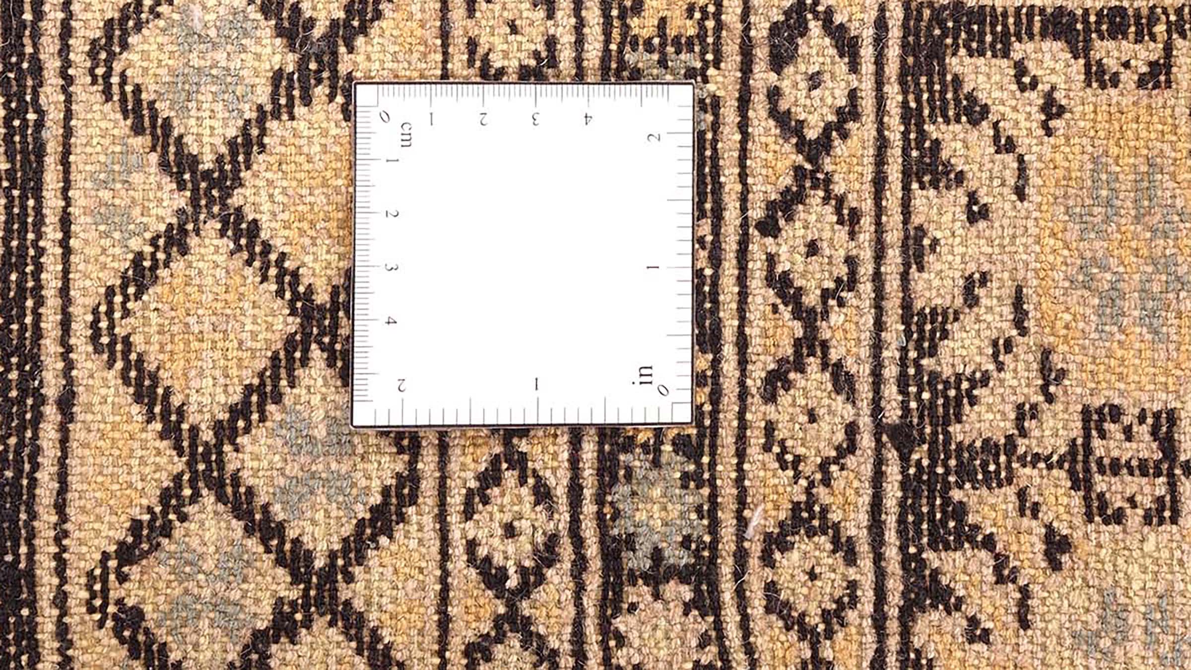 Pakistan Buchara 3ply Teppich 170x240 Handgeknüpft Schwarz Geometrisch Orient Kurzflor