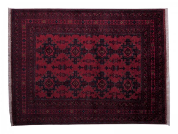 Afghan Khal Mohammadi 229x170 Handgeknüpft Teppich 170x230 Rot Orientalisch Kurzflor