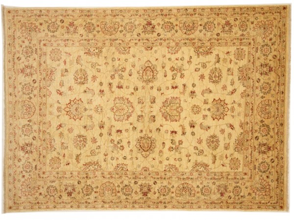 Afghan Chobi Ziegler 248x176 Handgeknüpft Teppich 180x250 Rot Blumenmuster Kurzflor