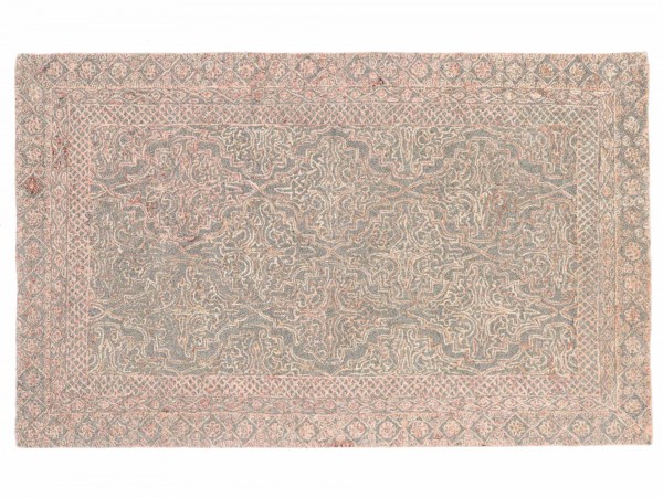 Handgefertigter Teppich 244x152 Handgetuftet Handarbeit 150x240 Beige Orientalisch