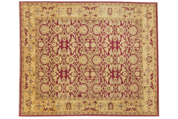 Afghan Chobi Ziegler 309x257 Handgeknüpft Teppich 260x310 Rot Orientalisch Kurzflor