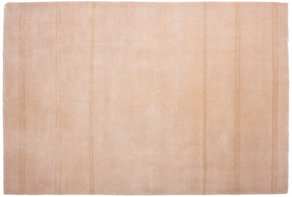 Loribaft 297x201 Handgeknüpft Teppich 200x300 Beige Linien Kurzflor Orient Rug