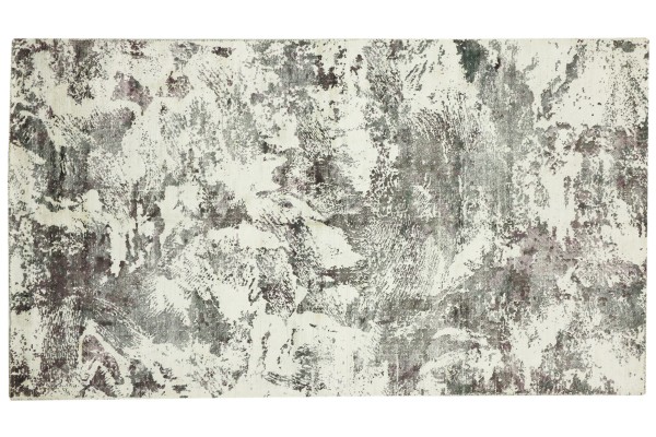 Handloom Vintage 240x150 Handgewebt Teppich 150x240 Lila Abstrakt Handarbeit Orient