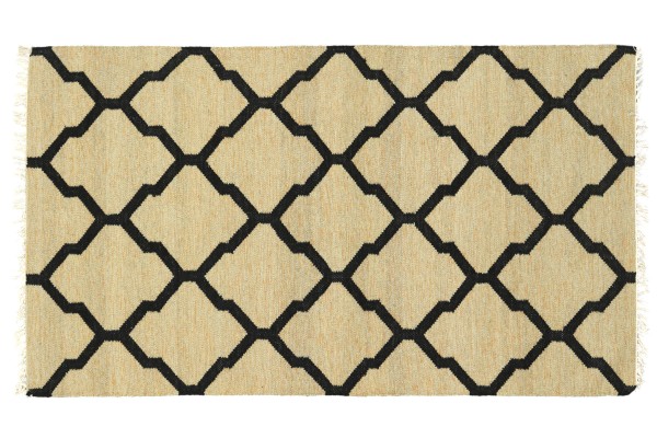 Kelim 180x120 Handgewebt Teppich 120x180 Beige Ornamente Handarbeit Orient Zimmer