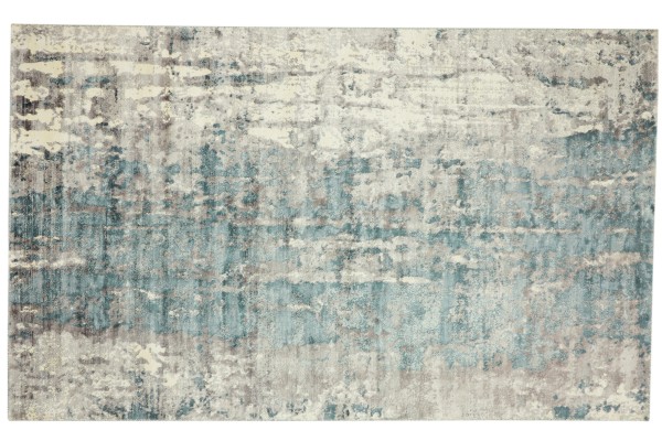 Handloom Vintage 300x200 Handgewebt Teppich 200x300 Grau Abstrakt Handarbeit Orient