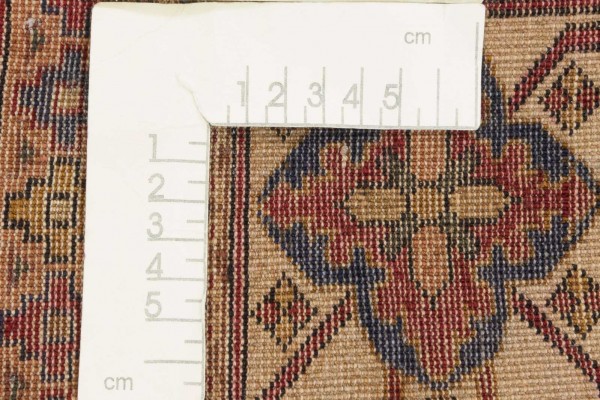 Afghan Mauri Kabul 176x116 Handgeknüpft Teppich 120x180 Beige Geometrisch Muster