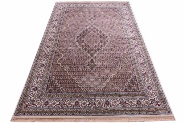 Tabriz 302x202 Handgeknüpft Teppich 200x300 Mehrfarbig Orientalisch Kurzflor Orient Rug