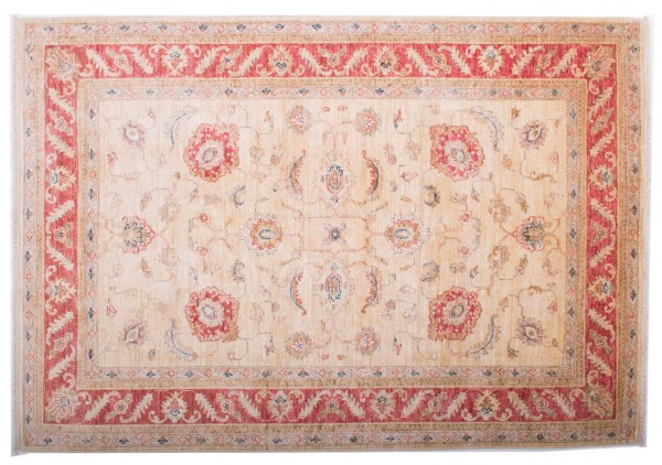 Afghan Chobi Ziegler Fein 173x121 Handgeknüpft Teppich 120x170 Rot Blumenmuster