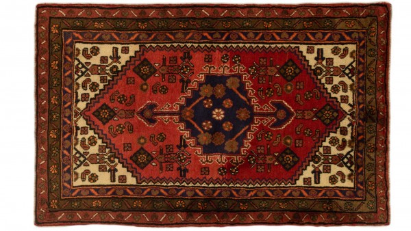 Hamadan 150 x 100 Hamedan Perserteppich 140x89 cm Handgeknüpft Oriental carpet
