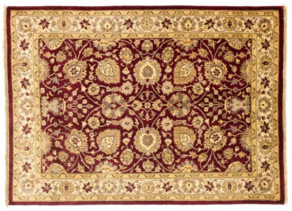 Afghan Chobi Ziegler Fein 176x126 Handgeknüpft Teppich 130x180 Beige Blumenmuster