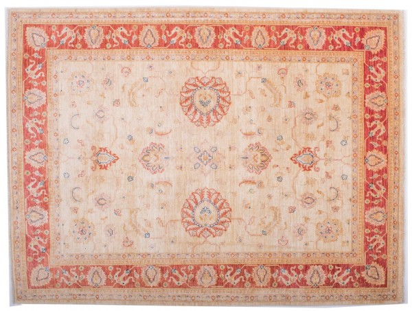 Afghan Chobi Ziegler Fein 198x151 Handgeknüpft Teppich 150x200 Rot Blumenmuster