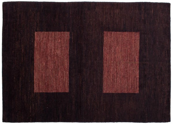 Afghan Modern Chobi Ziegler 175x127 Handgeknüpft Teppich 130x180 Braun Geometrisch