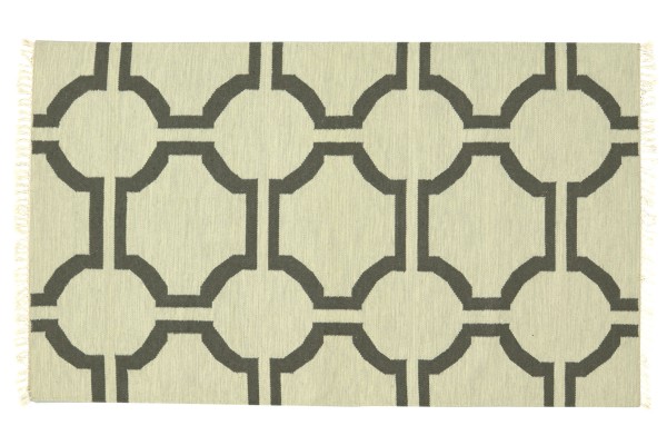 Kelim 180x120 Handgewebt Teppich 120x180 Beige Ornamente Handarbeit Orient Zimmer