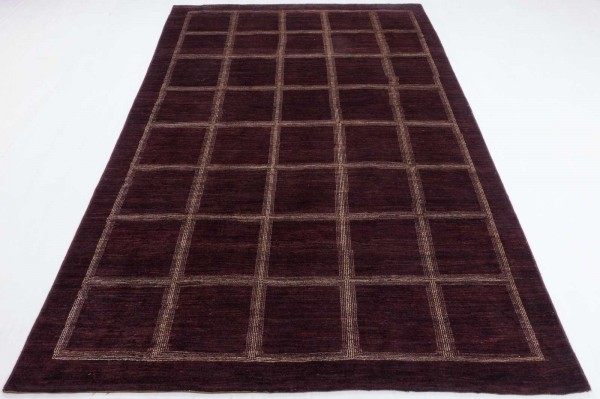 Afghan Modern Chobi Ziegler 271x177 Handgeknüpft Teppich 180x270 Braun Geometrisch